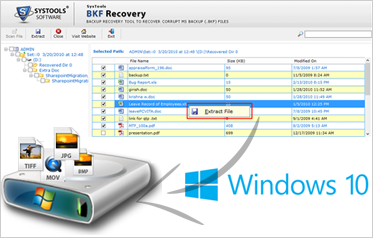 Windows Backup File Restore Software