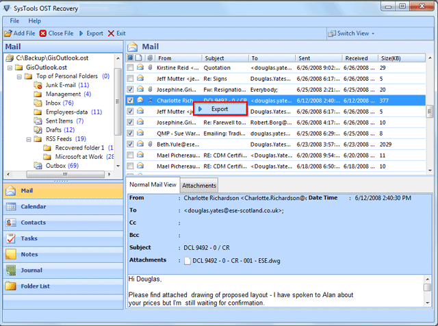 OST to EML Converter Software 6.0